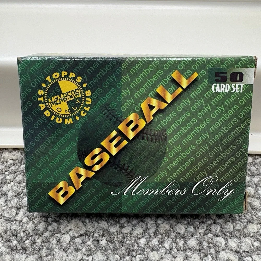1995 Topps Stadium Club Members Only Baseball‎ Complete 50 Cards Boggs Griffey